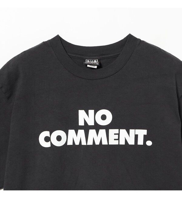 BEAMS「SUB POP / S/S TEE " NO COMMENT. "」|Tシャツ・カットソー|