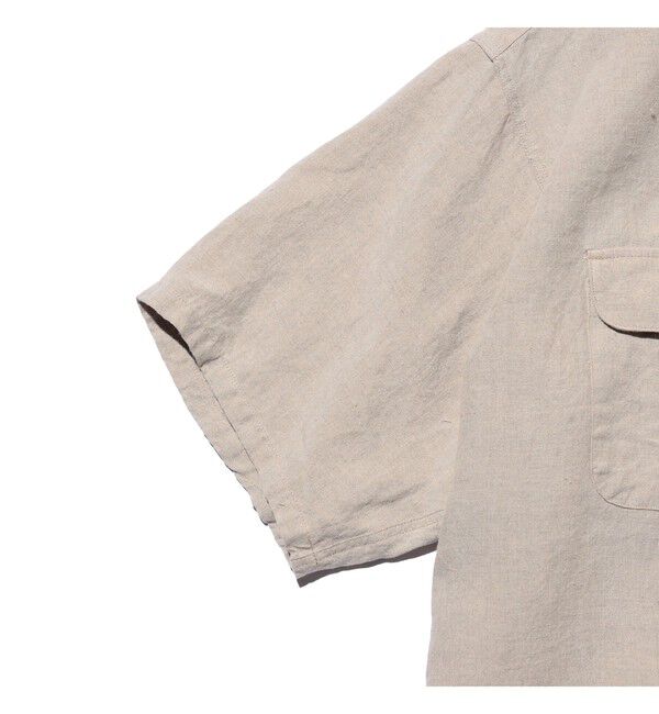 BEAMS PLUS「Open Collar 1/40 Linen」|シャツ・ブラウス|