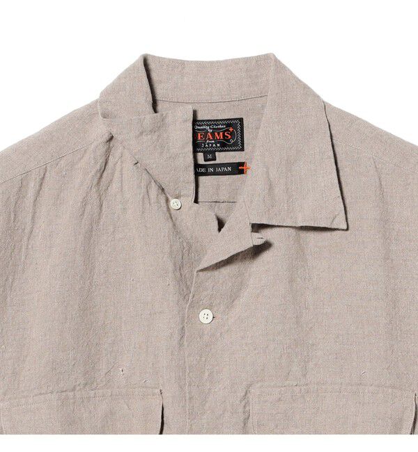 BEAMS PLUS「Open Collar 1/40 Linen」|シャツ・ブラウス|