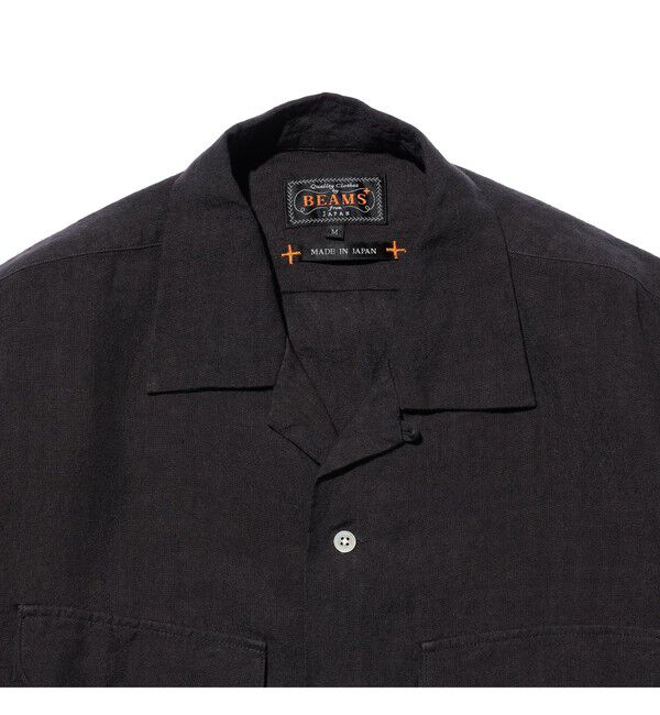BEAMS PLUS「Open Collar 1/40 Linen」|シャツ・ブラウス|
