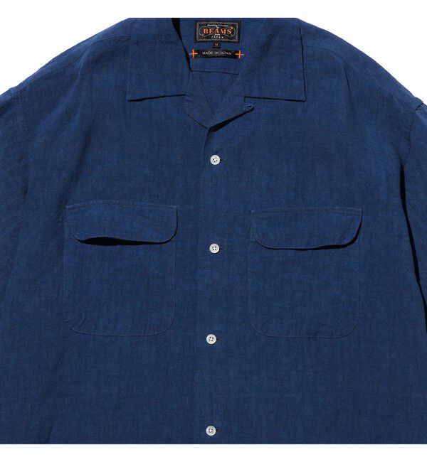 BEAMS PLUS「Open Collar 1/40 Linen」|シャツ・ブラウス|