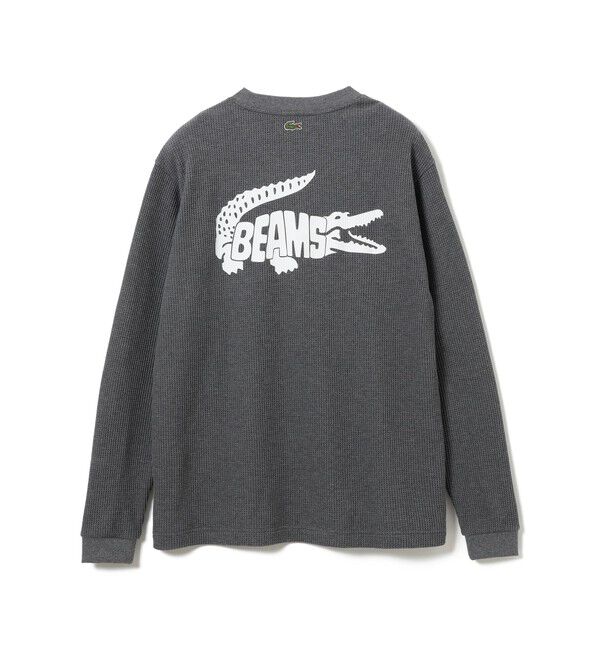 BEAMS「【別注】LACOSTE / ロゴ サーマル Tシャツ」|Tシャツ・カットソー|