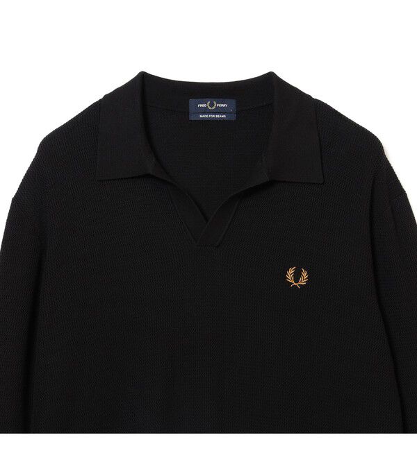 BEAMS「【別注】FRED PERRY / Skipper Knit Long Sleeve Polo Shirt」|Tシャツ・カットソー|