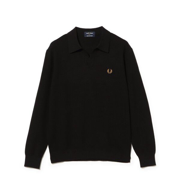 BEAMS「【別注】FRED PERRY / Skipper Knit Long Sleeve Polo Shirt」|Tシャツ・カットソー|