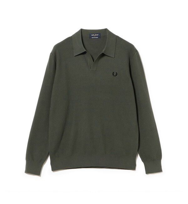BEAMS「【別注】FRED PERRY / Skipper Knit Long Sleeve Polo Shirt」|Tシャツ・カットソー|