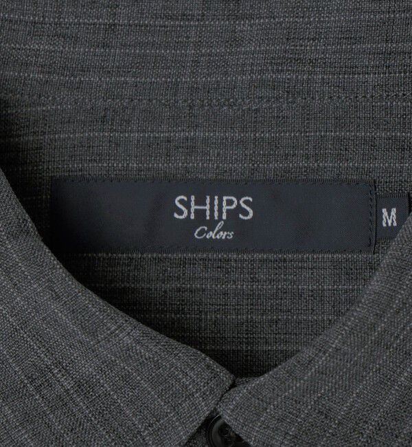 SHIPS Colors 「SHIPS Colors:〈吸水速乾・洗濯機可能〉ウーリー ボックス シャツ」|シャツ・ブラウス|