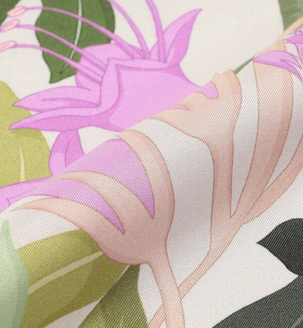 TOMORROWLAND GOODS「ATELIER TOMORROW FLOWER シルクスカーフ」|バンダナ・スカーフ|