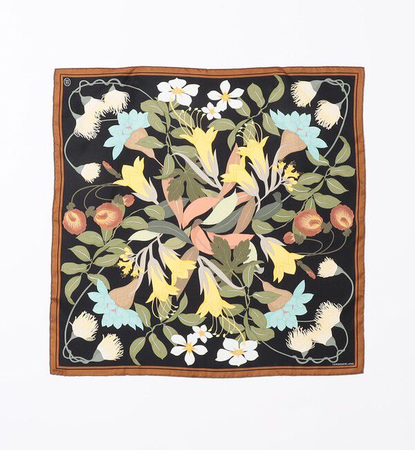 TOMORROWLAND GOODS「ATELIER TOMORROW FLOWER シルクスカーフ」|バンダナ・スカーフ|