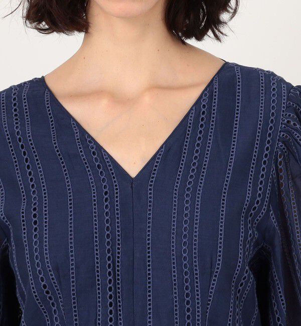 TOMORROWLAND BUYING WEAR「ne Quittez pas Cotton Organza Ladder Cifre Flare ドレス」|ワンピース|