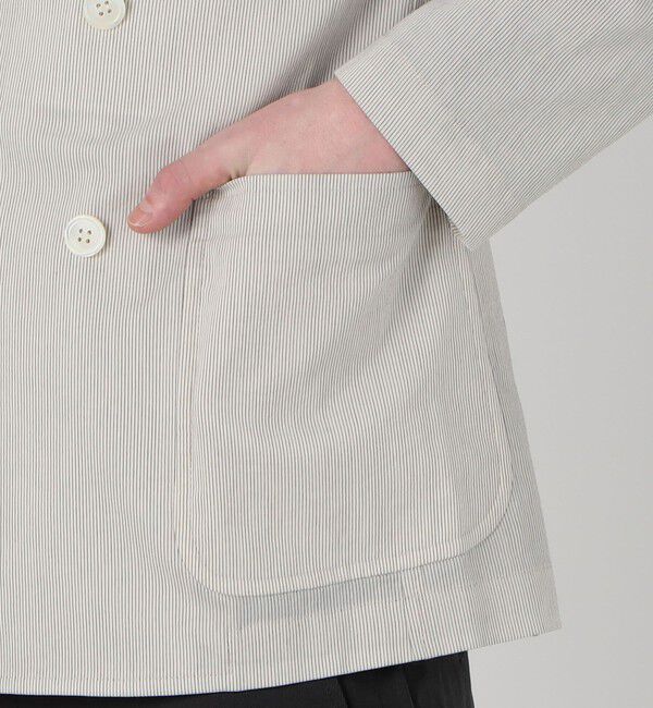 TOMORROWLAND MENS「コットンシルクシアサッカー ダブルブレステッド6Bジャケット GIANNETTI PIERO」|テーラードジャケット|