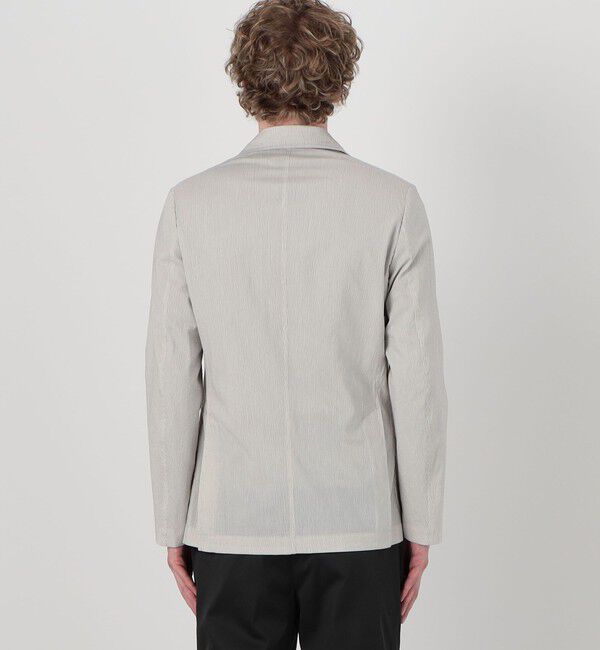 TOMORROWLAND MENS「コットンシルクシアサッカー ダブルブレステッド6Bジャケット GIANNETTI PIERO」|テーラードジャケット|