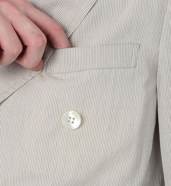 TOMORROWLAND MENS「コットンシルクシアサッカー ダブルブレステッド6Bジャケット GIANNETTI PIERO」|テーラードジャケット|