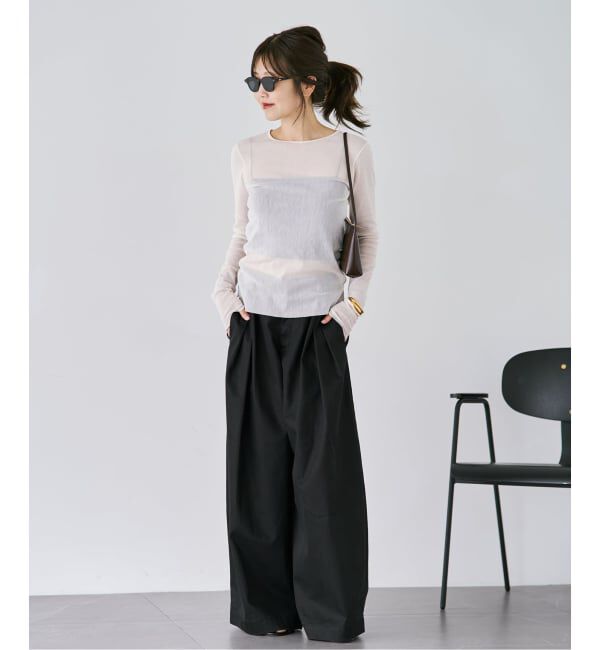 Plage「Mesh Sheer ロンT 7」|Tシャツ・カットソー|