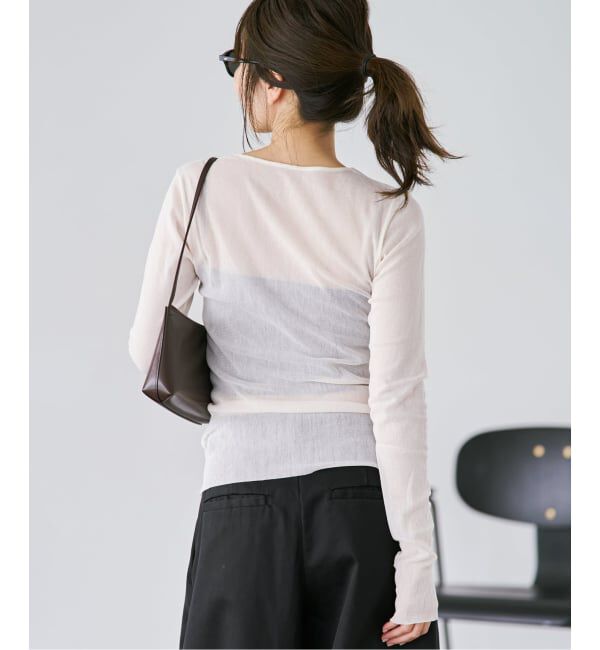 Plage「Mesh Sheer ロンT 7」|Tシャツ・カットソー|