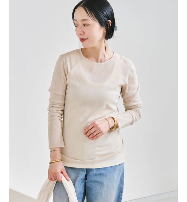 Plage「Mesh Sheer ロンT 7」|Tシャツ・カットソー|