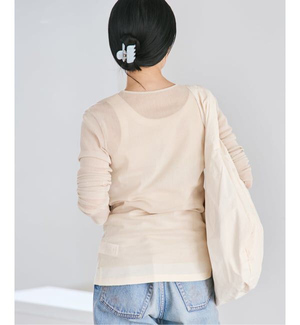 Plage「Mesh Sheer ロンT 7」|Tシャツ・カットソー|