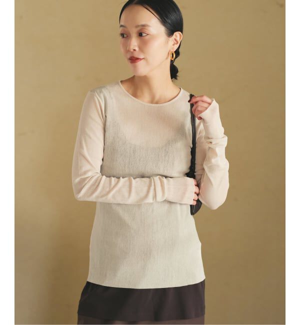 Plage「Mesh Sheer ロンT 7」|Tシャツ・カットソー|