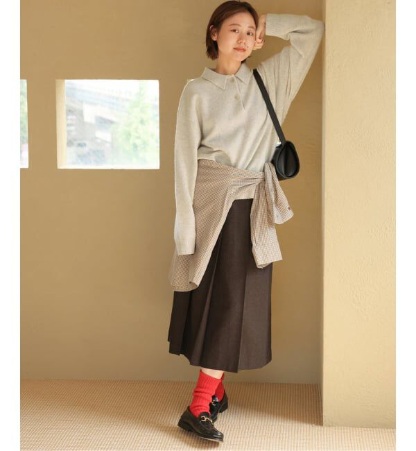 JOURNAL STANDARD relume「《追加予約 / 新色》ラムミックスシャツプルオーバー」|ニット・セーター|