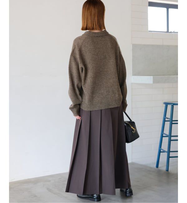 JOURNAL STANDARD relume「《追加予約 / 新色》ラムミックスシャツプルオーバー」|ニット・セーター|