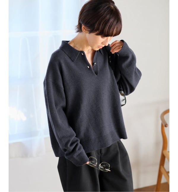 JOURNAL STANDARD relume「《追加予約 / 新色》ラムミックスシャツプルオーバー」|ニット・セーター|