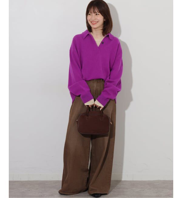 JOURNAL STANDARD relume「《追加予約 / 新色》ラムミックスシャツプルオーバー」|ニット・セーター|
