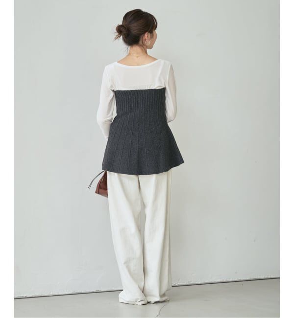 NOBLE「《予約》2WAY KNITビスチェ」|ニット・セーター|