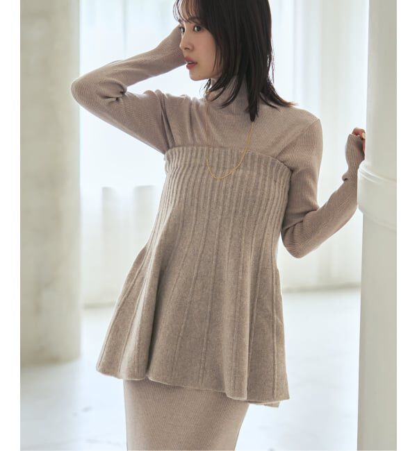 NOBLE「《予約》2WAY KNITビスチェ」|ニット・セーター|ベージュ