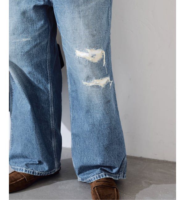 FRAMeWORK「≪予約≫OUT OF FRAMe DENIM Painter パンツ (ブルー)」|デニム|