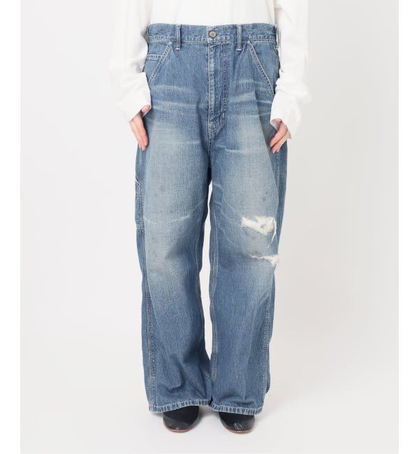 FRAMeWORK「≪予約≫OUT OF FRAMe DENIM Painter パンツ (ブルー)」|デニム|