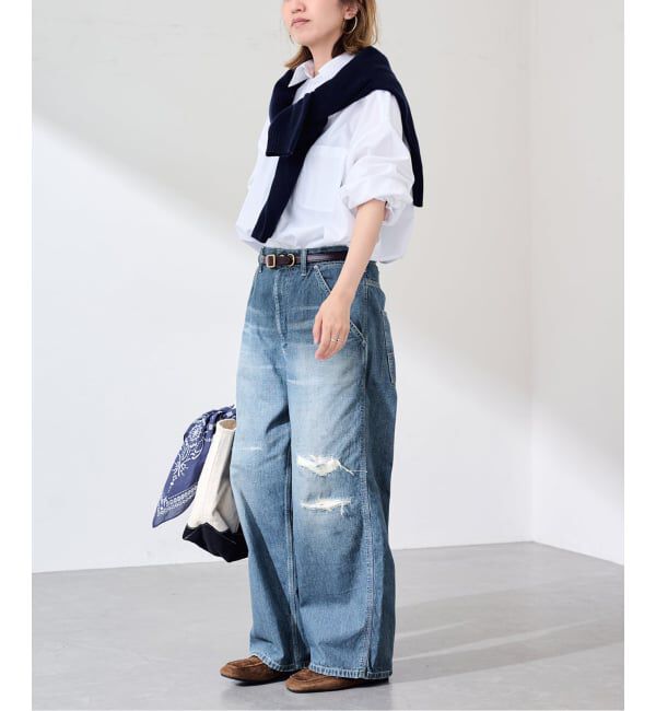 FRAMeWORK「≪予約≫OUT OF FRAMe DENIM Painter パンツ (ブルー)」|デニム|