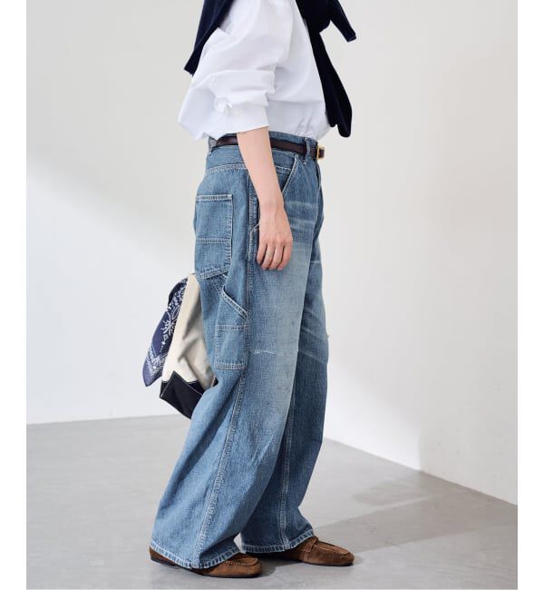 FRAMeWORK「≪予約≫OUT OF FRAMe DENIM Painter パンツ (ブルー)」|デニム|