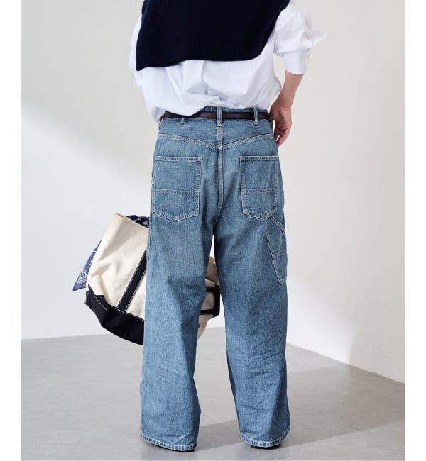 FRAMeWORK「≪予約≫OUT OF FRAMe DENIM Painter パンツ (ブルー)」|デニム|