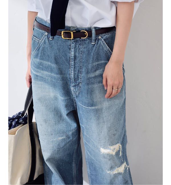 FRAMeWORK「≪予約≫OUT OF FRAMe DENIM Painter パンツ (ブルー)」|デニム|