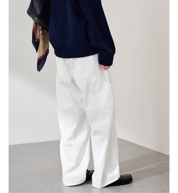 FRAMeWORK「≪予約≫OUT OF FRAMe DENIM Painter パンツ (ホワイト)」|デニム|