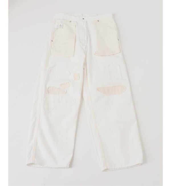 FRAMeWORK「≪予約≫OUT OF FRAMe DENIM Painter パンツ (ホワイト)」|デニム|