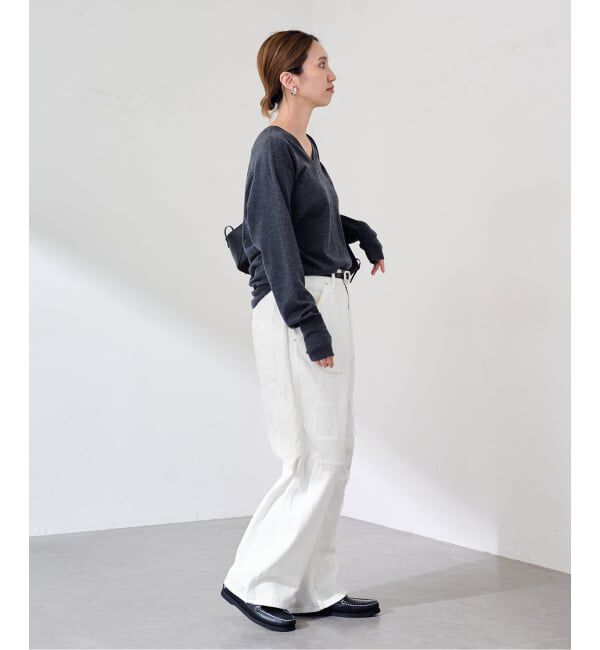 FRAMeWORK「≪予約≫OUT OF FRAMe DENIM Painter パンツ (ホワイト)」|デニム|