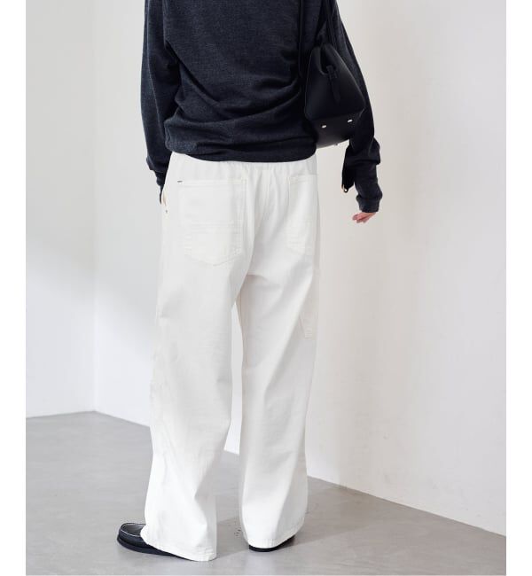 FRAMeWORK「≪予約≫OUT OF FRAMe DENIM Painter パンツ (ホワイト)」|デニム|