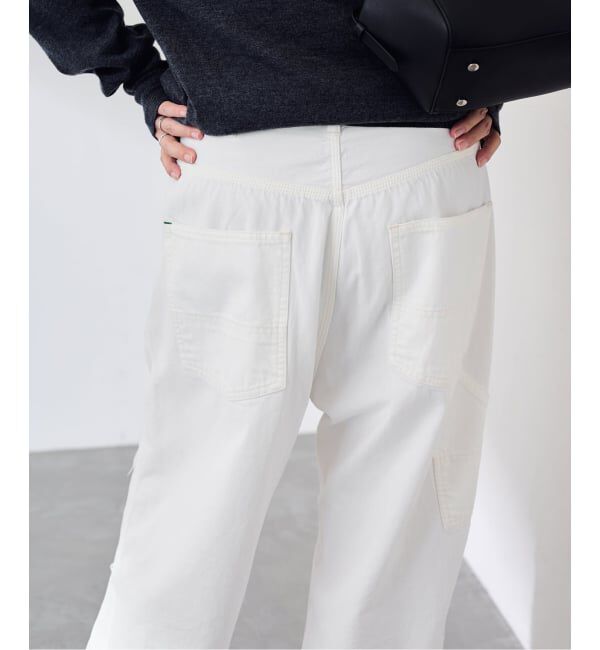 FRAMeWORK「≪予約≫OUT OF FRAMe DENIM Painter パンツ (ホワイト)」|デニム|