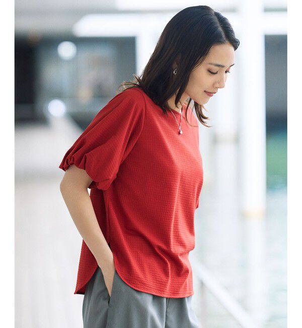 自由区「【カタログ掲載・色違いで揃える方多数】エンボスジャージー プルオーバー」|Tシャツ・カットソー|