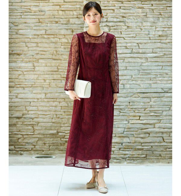 ANY SIS「【Lily Calin】グレースフラワー ドレス」|ドレス|