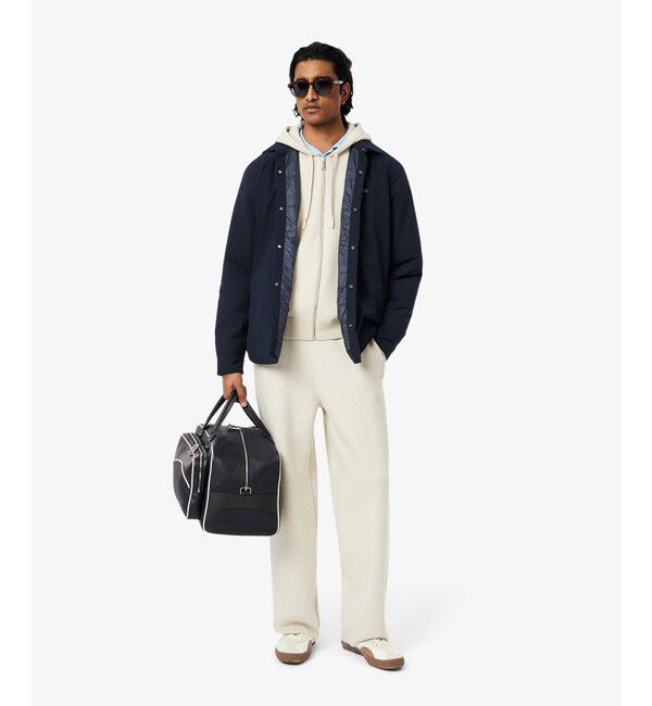 LACOSTE「撥水ストレッチ 中綿入りシャツジャケット」|シャツ・ブラウス|