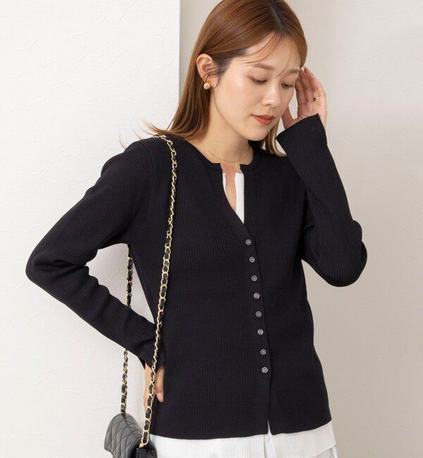 NOLLEY'S「【TORRAZZO DONNA/トラッゾドンナ】Layered V-Neck Top」|ニット・セーター|