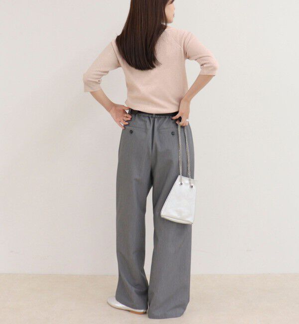 fredy emue「ラメテレコボートネックカットソー」|Tシャツ・カットソー|
