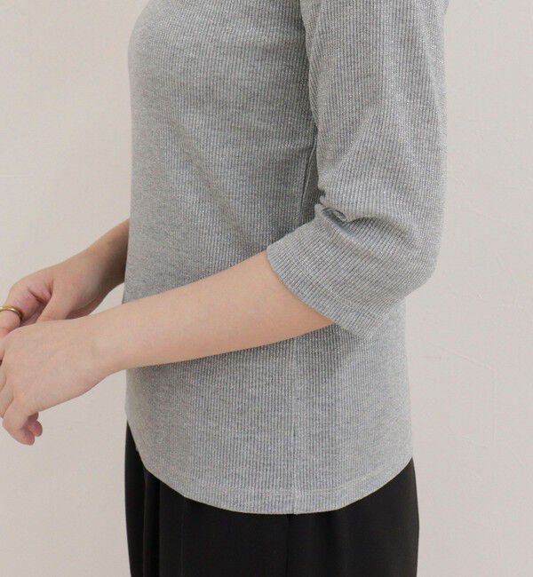 fredy emue「ラメテレコボートネックカットソー」|Tシャツ・カットソー|