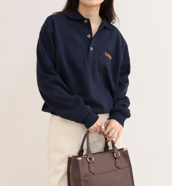 fredy emue「【L.L.Bean/エル・エル・ビーン】Portage Polo Sweatshirt」|スウェット・ジャージ|ネイビー