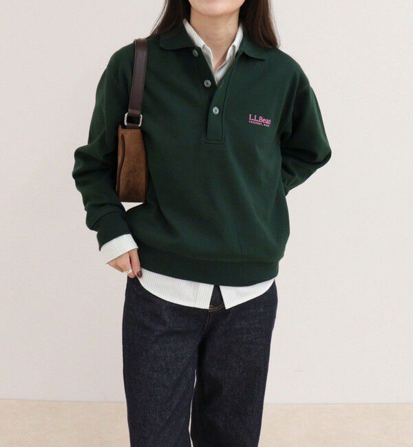 fredy emue「【L.L.Bean/エル・エル・ビーン】Portage Polo Sweatshirt」|スウェット・ジャージ|