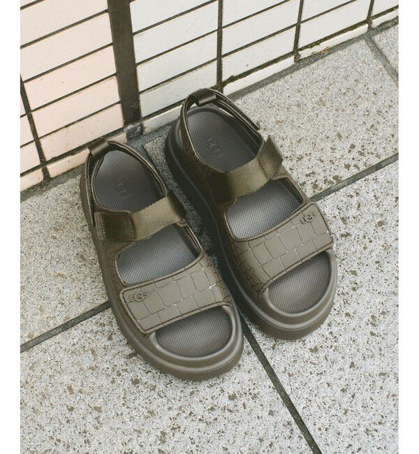 SALON adam et rope'「【UGG(アグ)】GOLDENGLOW Embossed / ゴールデングロウ エンボスト」|サンダル|