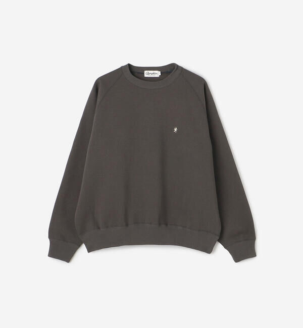 GYMPHLEX「Gymphlex | クルーネック 長袖スウェットプルオーバー MEN」|スウェット・ジャージ|CHARCOAL