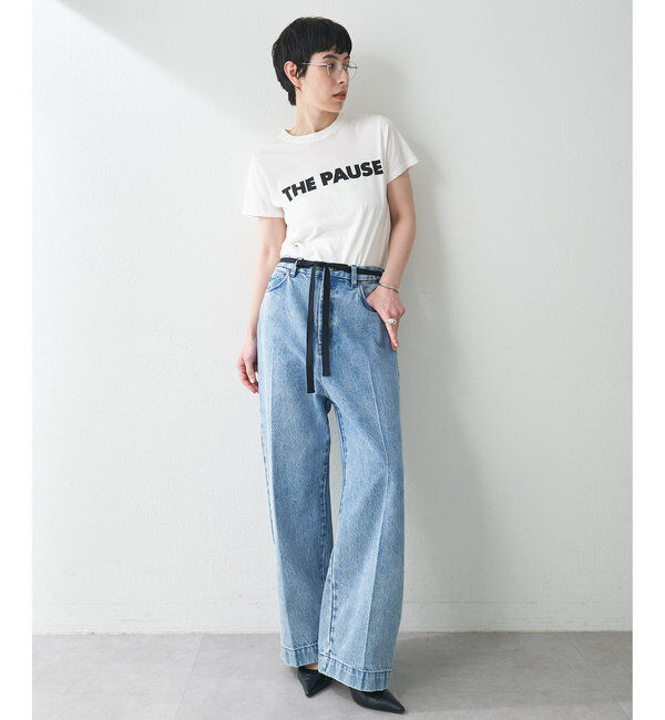  「センタープレスデニムパンツ」|デニム|