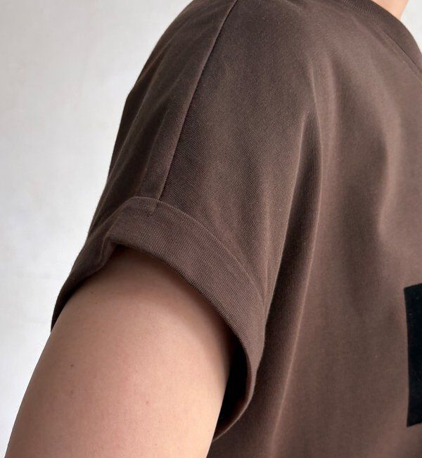  「接触冷感2WAYフロッキーロゴTEE」|Tシャツ・カットソー|